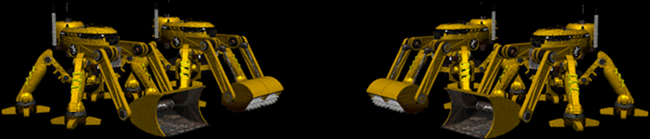 Bottom Graphic showing two Termite varients, these civillian mechs help to build the infrastructure of the old Star League and have recently been placed back into production